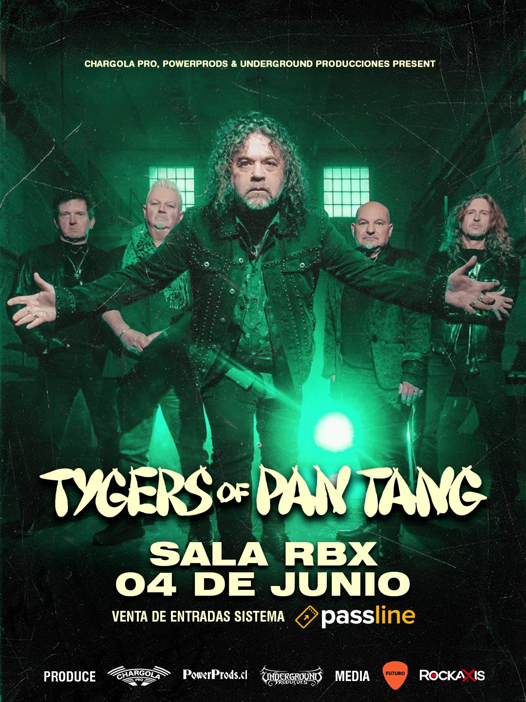 Tygers of Pan Tang por primera vez en Chile este 4 de junio